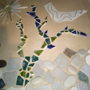 Mosaik-Wände im Abenteuerland